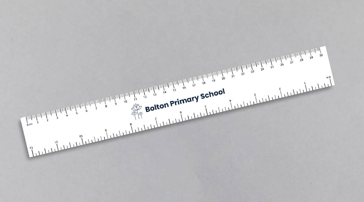 Ruler with School Logo